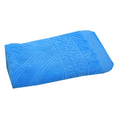 Kuber Industries Cotton Bath Towel 500 Gsm - Sky Blue (Pack Of 1)