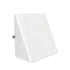 Wedge Pillow Memory Foam For Back Support, White - 18 L X 17.5 W X 10 H Inch | Wedge Cushion Pillow, Acid Reflux, Snoring, Gerd, Leg Elevation, Pregnancy | Multifunctional Bed Wedge Pillow