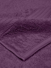 Bombay Dyeing Towel 100% Cotton Tulip Bath Turkish Towel 450 Gsm | Super Soft & Ultra Absorbent | Hand Washable & Machine Washable (Purple)