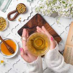 Teabox Pure Chamomile Flowers Tea - 30gm, 1.05 Ounce | Can Make Hot Tea, Iced Tea, Mocktails, Cocktails - Caffeine Free Herbal Infusion - GMO Free, Non-Bitter