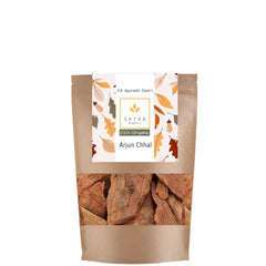 Satva Herbals Arjun Ki Chaal Raw, Organic Arjuna Tree Bark, For Cardiovascular Health & Cholesterol Control | 1000gm 2.2lbs
