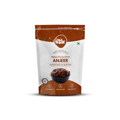 100% Natural Dried Afghani Anjeer By Nut Freak 500gm, | Nutritious & Natural Dried Figs Jumbo Size & Bright Colour | Healthy Snack Dry Fruit Nut | 17.6 Ounce