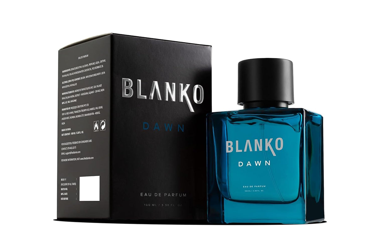 Blanko Dawn Eau De Parfum 100ml 3.4 Fl.oz. Solid Long Lasting Smell | Gift Set For Husband, Father, Brother, Boyfriend