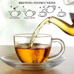 San-Cha Chamomile Herbal Tea - 50gm, 1.7 Ounce | Calming & Relaxing Detox Tea - Zero Caffeine Loose Leaf Tea