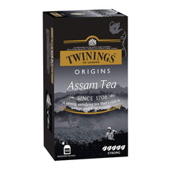 Twinings Origins Assam Tea - 200gm, 7.05 Ounce, 100 Envelope Tea Bags | Full-Bodied & Robust Flavor Tea - Strong Strength Premium Caffeinated Tea