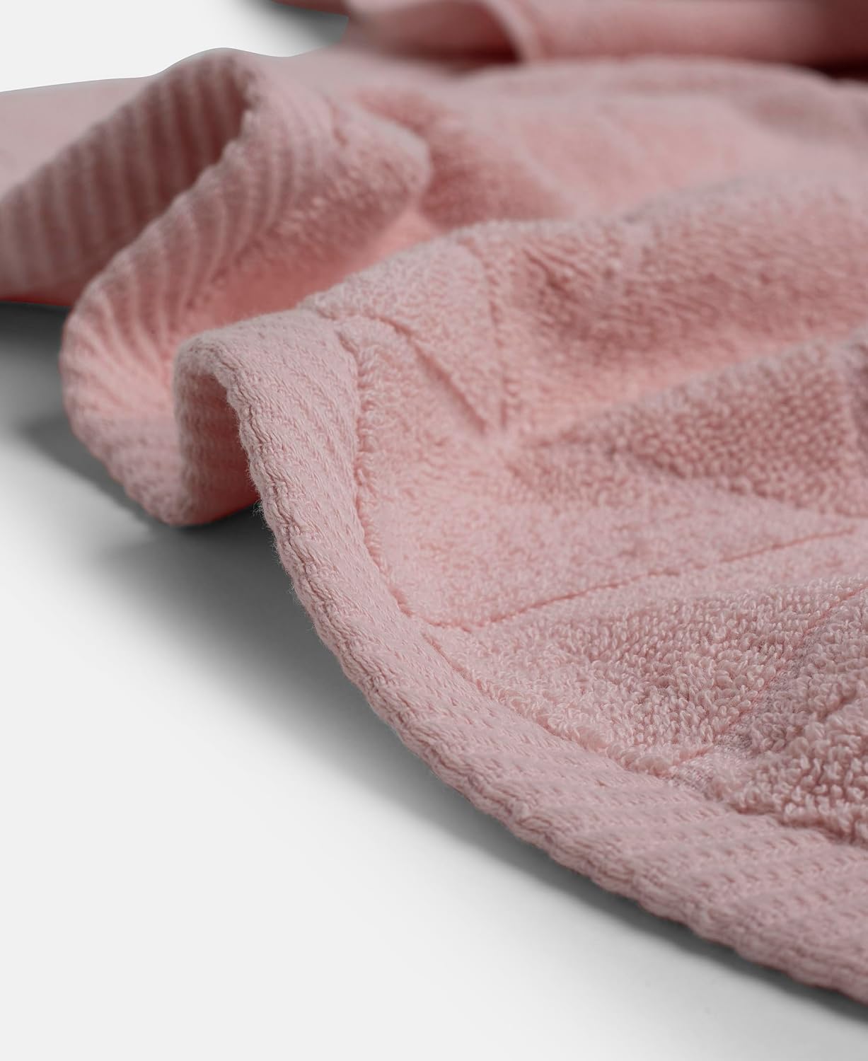 Jockey T102 Men'S Cotton Bath Towel Terry 600 Gsm | Ultra Soft & Durable Patterned Bath Towel (Peach)