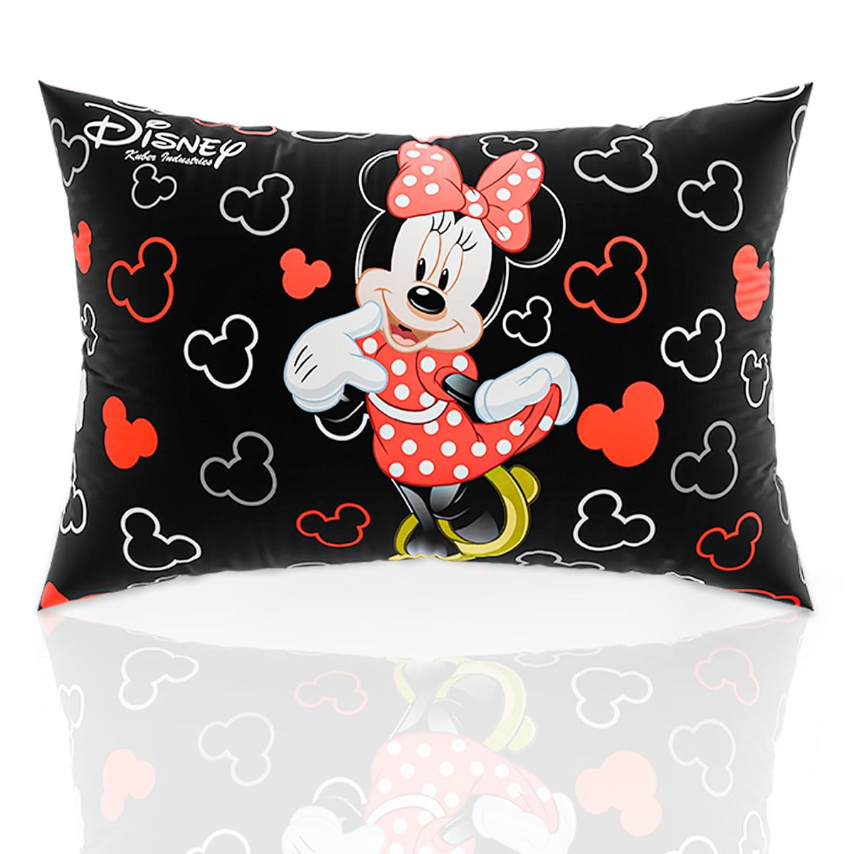 Microfiber Pillows For Bed, Soft Pillow For Sleeping, Disney Print - Black - 16 X 24 Inch | Washable & Neck Support Pillows | For Sleeping Bedroom & Living Room, Suitable For All Sleepers