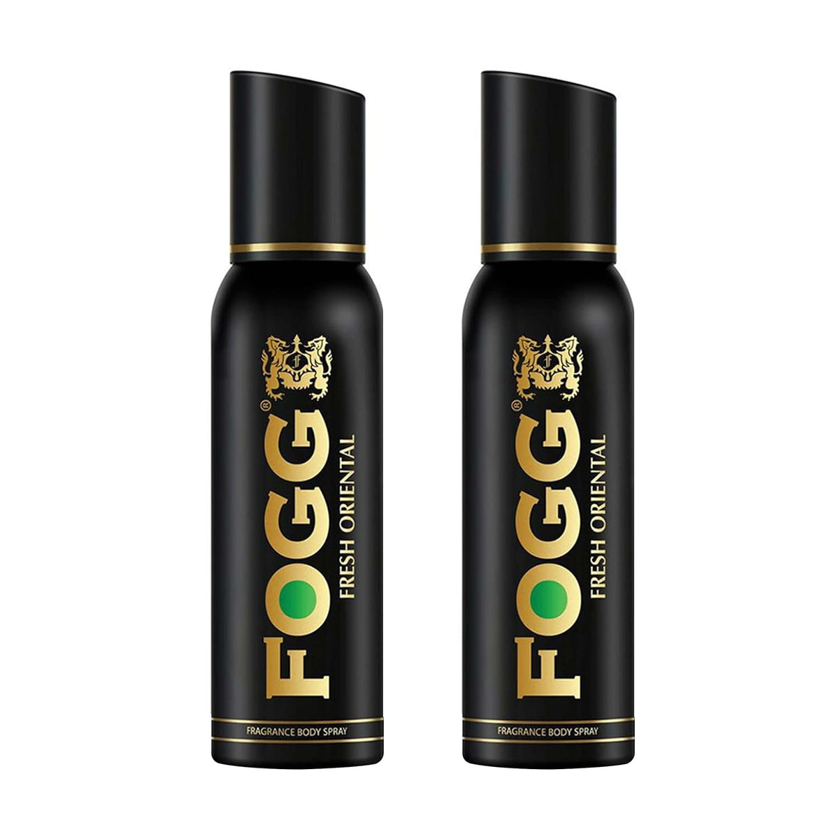 Fogg Fresh Oriental Premium No Gas Deodorant For Men Long-lasting Perfume Body Spray 120 Ml 4 Fl.oz. Each Pack Of 2