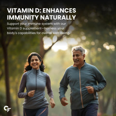 Carbamide Forte Vitamin D3 60000 IU - Chewable Cholecalciferol | High Potency Vitamin D, D3 Vitamin Supplement For Women & Men | Orange Flavour - 40 Tablets 100gm 0.2lbs