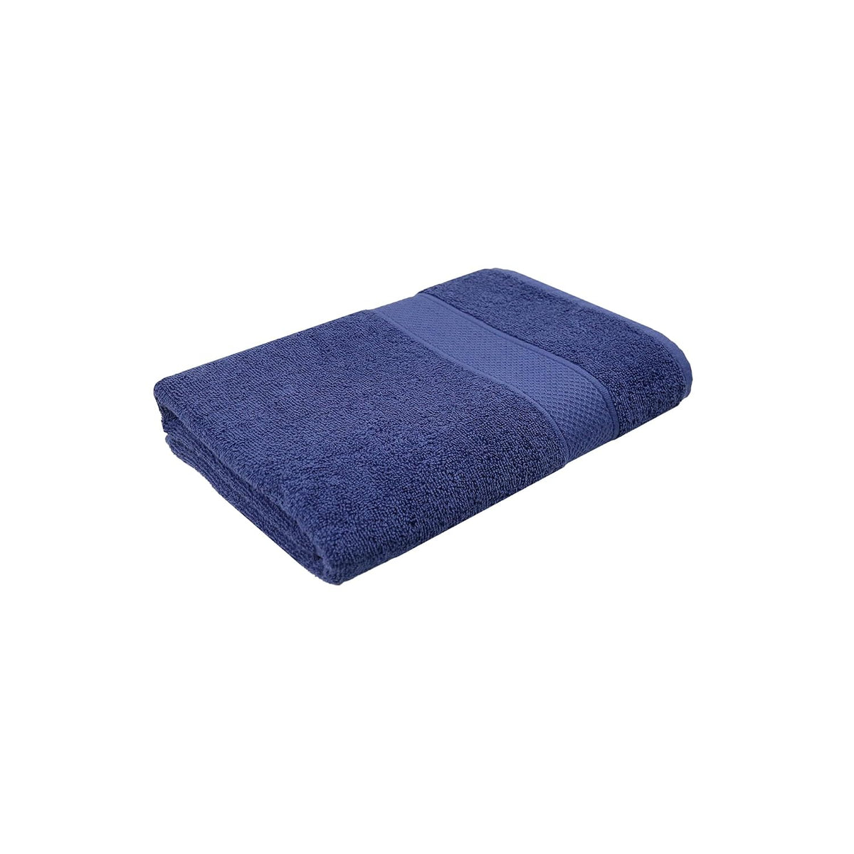 Mytrident 100% Cotton Bath Towels 450 Gsm | Trident Bath Towel Small Size - Soft & Absorbent | Urban Comfort (New Navy)