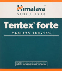 Himalaya Wellness Tentex Forte, Increases Desire, Libido Enhancer | Power Of Ashvagandha & Shilajeet | Strip Of 10 Tabs *10