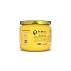 Pure Premium Certifed A2 Ghee By Truefarm | Traditional Hand Churned Vedic Bilona Method Shuddh Desi Ghee Good For Bakes Cookies | (300ml) 10.1 Ounce | Jar Pack