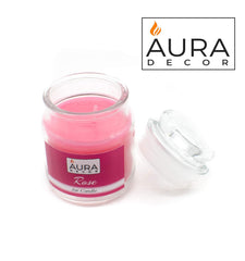 ROSE FRESH ROSES CUT FRAGRANCE JAR CANDLE | PARAFFIN WAX | PERFECT GIFT FOR LOVE