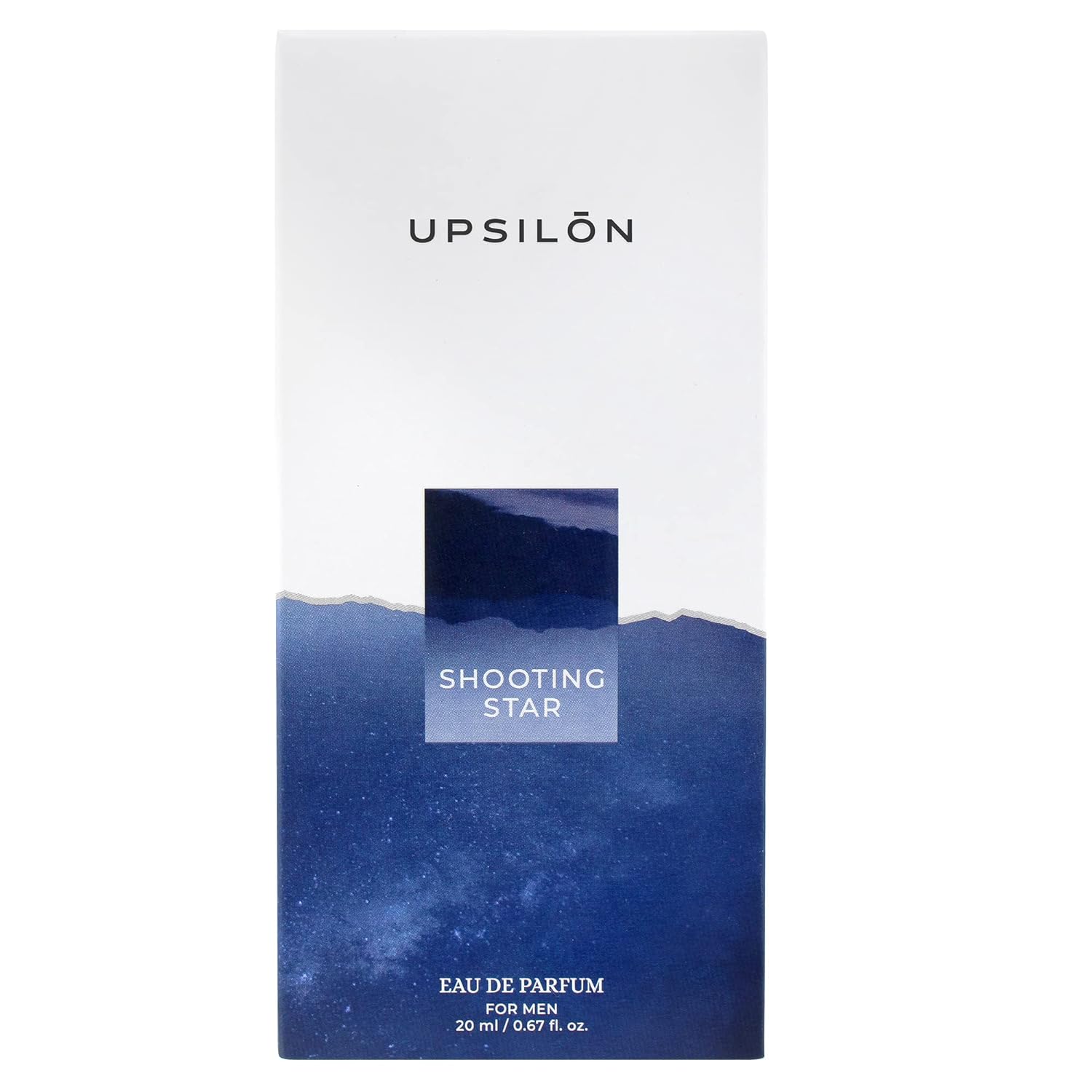 Upsilon Shooting Star Eau De Parfum For Men 20ml 0.6 Fl.oz. Long Lasting Fresh & Powerful Fragrance | Travel Friendly