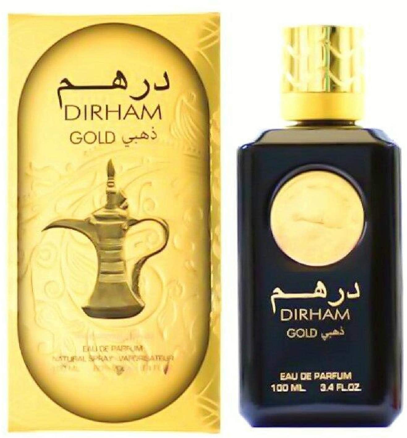 Ard Al Zaafaran Dirham Gold Eau De Parfum 100ml 3.4 Fl.oz. For Men & Women | Long Lasting