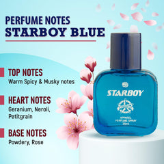 JD International Star Boy Blue Apparel Unisex Perfume With Long Lasting Fragrance - 30ml, 1.02 Fl.oz | Perfume For Men & Women