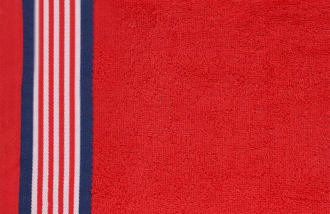 Casa Copenhagen Germany Design Cotton Hand Towel 740 Gsm (American Blue & American Red)- 6 Pcs