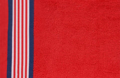 Casa Copenhagen Germany Design Cotton Hand Towel 740 Gsm (American Blue & American Red)- 6 Pcs