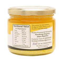 Premium A2 Gir Cow Ghee By Gouveda | Vedic Hand Churned Bilona Method Desi Gir Cow Ghee Perfect For Puja | (300ml) 10.1 Ounce | Jar Pack