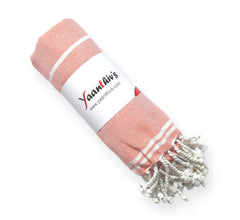 Yaanthiv'S Premium Turkish Cotton Bath Towels 300 Gsm | Eco Luxury Range Of Towels Washable & Quick Dry, Light Weight Bath Towels (Pack Of 3) - Marmalade Pink