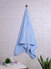 Fezora Microfiber Bath Towel 400 Gsm | Men & Women Large Size Ultra Soft, Quick Dry, Lightweight & Super Absorbent Towel (Light Blue)
