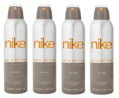 Nike Up Or Down Eau De Toilette Deodorant 800ml 27.0 Fl.oz. Pack Of 4 | Perfect Gift Set For Men