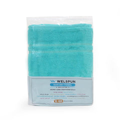 Welspun 100% Cotton Quik Dry Bath Towel 380 Gsm | High Absorbency Super Soft, Fast Drying Bath Towels | Large Size Bath Towel For Men & Women (Green)