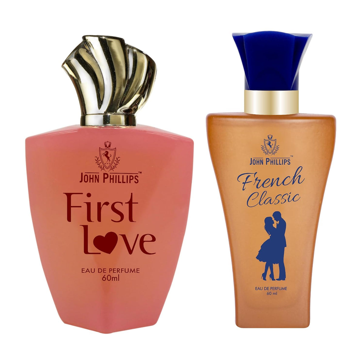 John Phillips First Love & French Classic Eau De Perfume 60ml Each Pack Of 2 For Women