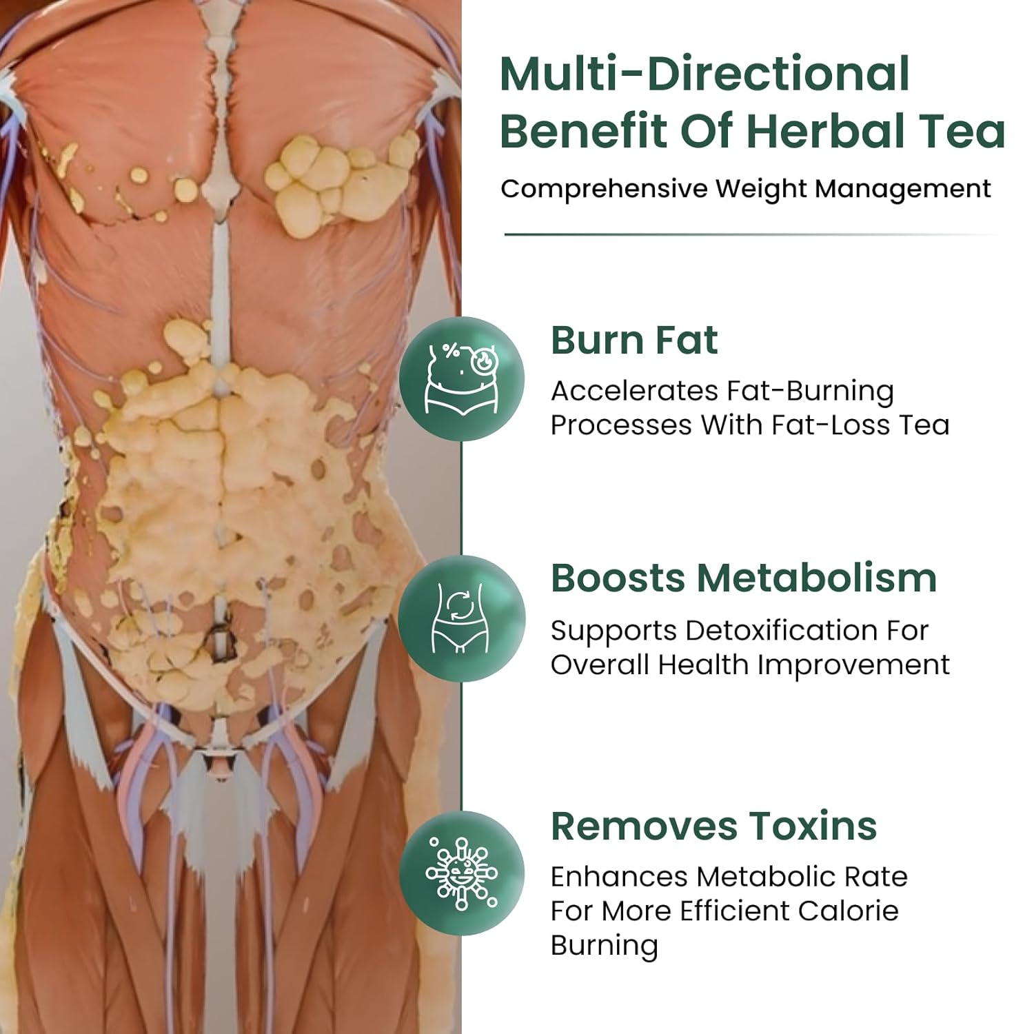 Healofy Naturals Slimming Tea - 60gm, 2.1 Ounce | Infused With Pippali & Ashwagandha - Boosts Energy & Immunity, Visible Weight Loss In 30 Days | No Added Sugar, Caffeine Free