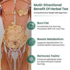 Healofy Naturals Slimming Tea - 60gm, 2.1 Ounce | Infused With Pippali & Ashwagandha - Boosts Energy & Immunity, Visible Weight Loss In 30 Days | No Added Sugar, Caffeine Free