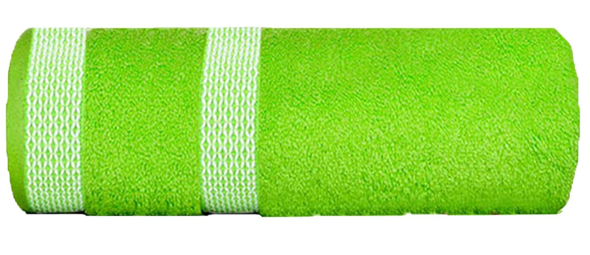 Casa Copenhagen Egyptian Cotton Solitiare 1 Pcs Large Bath Towel 500 Gsm (Lime Green)