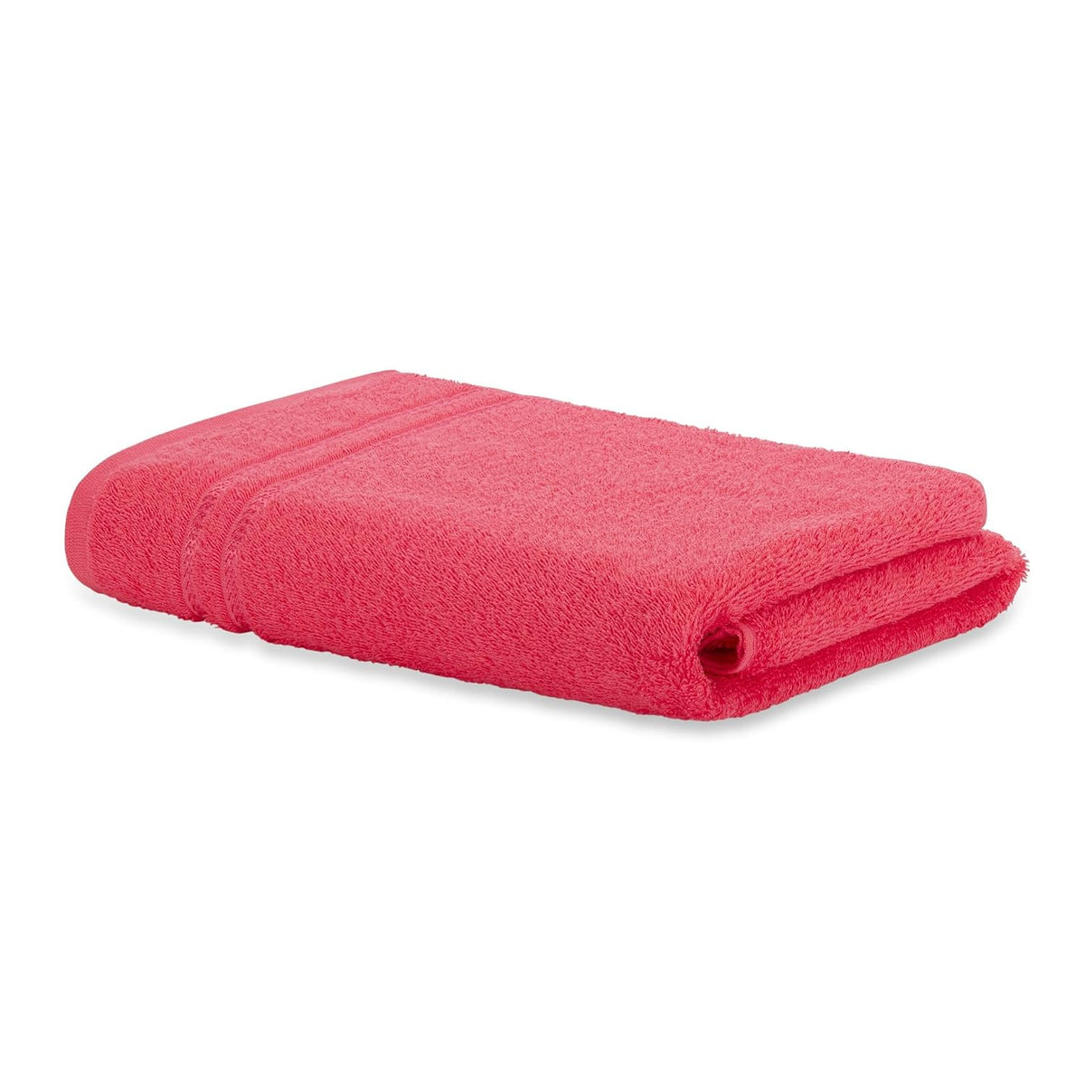Welspun 100% Cotton Quick Dry Large Size Bath Towel 450 Gsm | High Absorbency Super Soft, Fast Drying Bath Towels (Coral)