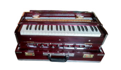 Harmonium - Double Fold Bellow, 42 Keys, Three Reeds (Bass- Male + Female), 440 Tuned, 3.5 Octave | Handmade Instrument - Soft Italian Keys