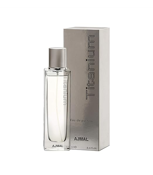 Ajmal Titanium Eau De Parfum 100ml 3.4 Fl.oz. Fresh Perfume | Long Lasting Fragrance For Men