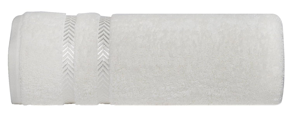 Casa Copenhagen Egyptian Cotton Ember 1 Pcs Large Bath Towel 500 Gsm (Snow White)