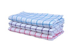 Traditional Thread'S 100% Cotton Large Size Bath Towel 520 Gsm | Ultra Soft, Absorbent, Light Weight & Quick Dry Towel For Bath, Travel, Gym, Beach | Set Of 3