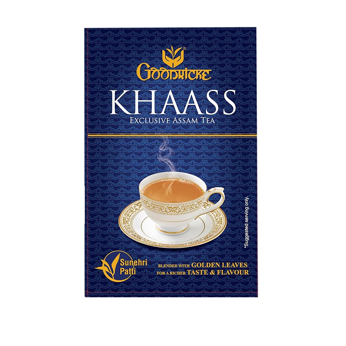 Goodricke Chai Combo - Chai CTC Leaf Tea 1 Kg, 35.2 Ounce + Khaass Assam Tea 250gm, 8.8 Ounce | Rich Taste & Flavor - Sweet Lasting Aftertaste | Low Caffeine Loose Leaf Tea