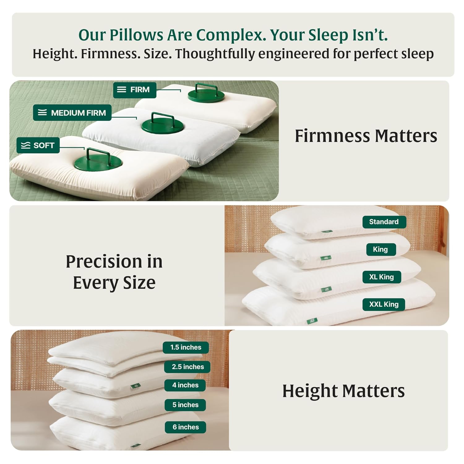 Memory Foam Pillow Set Of 2-Cool Gel Pillow, Neck & Shoulder Pain - 4 Inch | Standard Size, Cervical Pillow For Sleeping-Orthopedic Pillow | Back, Side & Stomach Sleepers