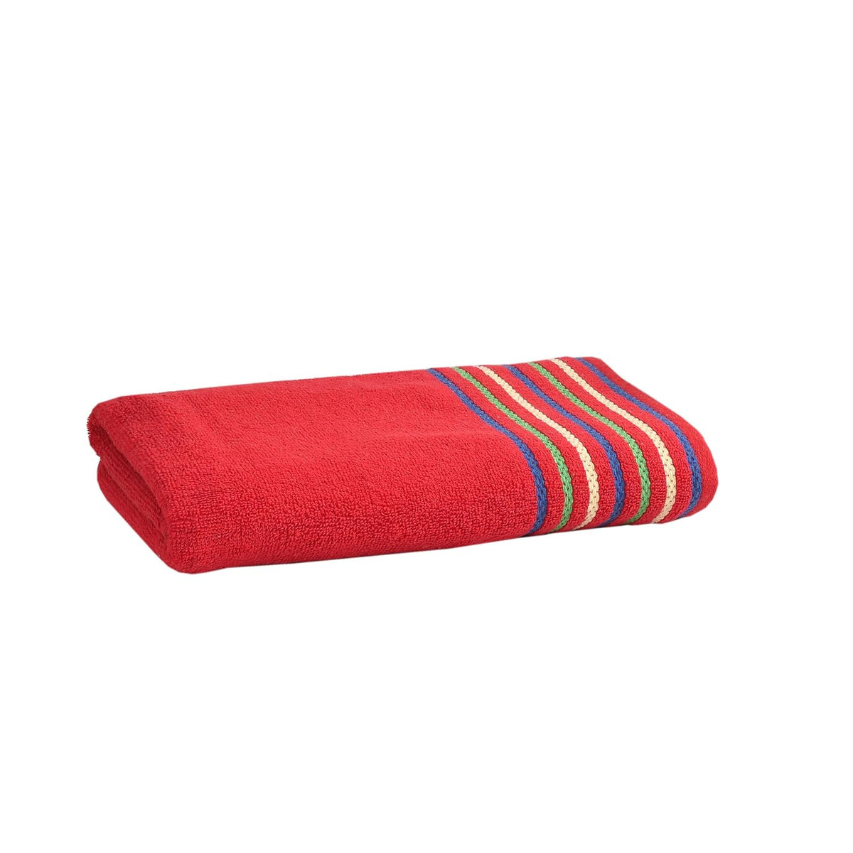 Pure Cotton Bath Towel 400 Gsm | Quick Dry Large Size Bath Towel (Red)