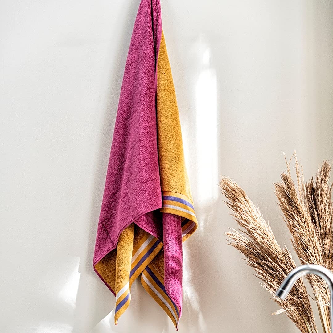 Ddecor Cotton Bath Towel 500gsm (Pink)