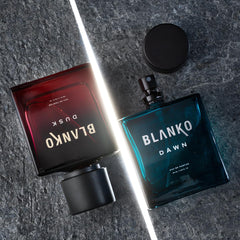 Blanko Dusk + Dawn Eau De Parfum 100ml 3.4 Fl.oz. Each Pack Of 2 | Solid Long Lasting Smell | Gift Set For Husband, Father, Brother, Boyfriend