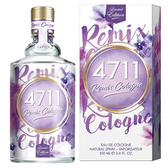 4711 Remix Cologne Lavender Eau De Cologne Natural Spray Perfume 100ml 3.4 Fl.oz. | Perfect Gift For Girlfriend