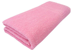 Hanorix 100% Cotton Large Size Bath Towel 900 Gsm | Soft Bath Towel For Men & Women Ultra Absorbent Cotton Towel Soft & Absorbent Towel (Pink) - Pack Of 2