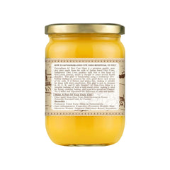 Pure Desi Cow Ghee By Gavyadhara | Natural & Healthy Vedic Bilona Method Curd Churned Cow Desi Ghee For Heart Health | (1 Litre) 33.8 Ounce | Jar Pack