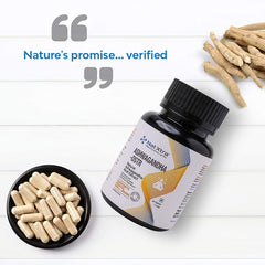 Natxtra Energy - Boosting Supplement Improves Strength & Stamina, Helps Enhance Endurance, Manages Stress, Made With Ashwagandha Root Extract | 60 Capsules 100gm 0.2lbs
