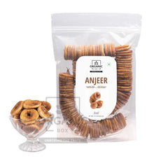 100% Natural Afghani Anjeer Figs By Organic Box 1kg, | Afghanistan Dry Anjir (Dried Figs) Dry Fruits Pack | Body Mass Loss Good For Physical Health | 35.2 Ounce