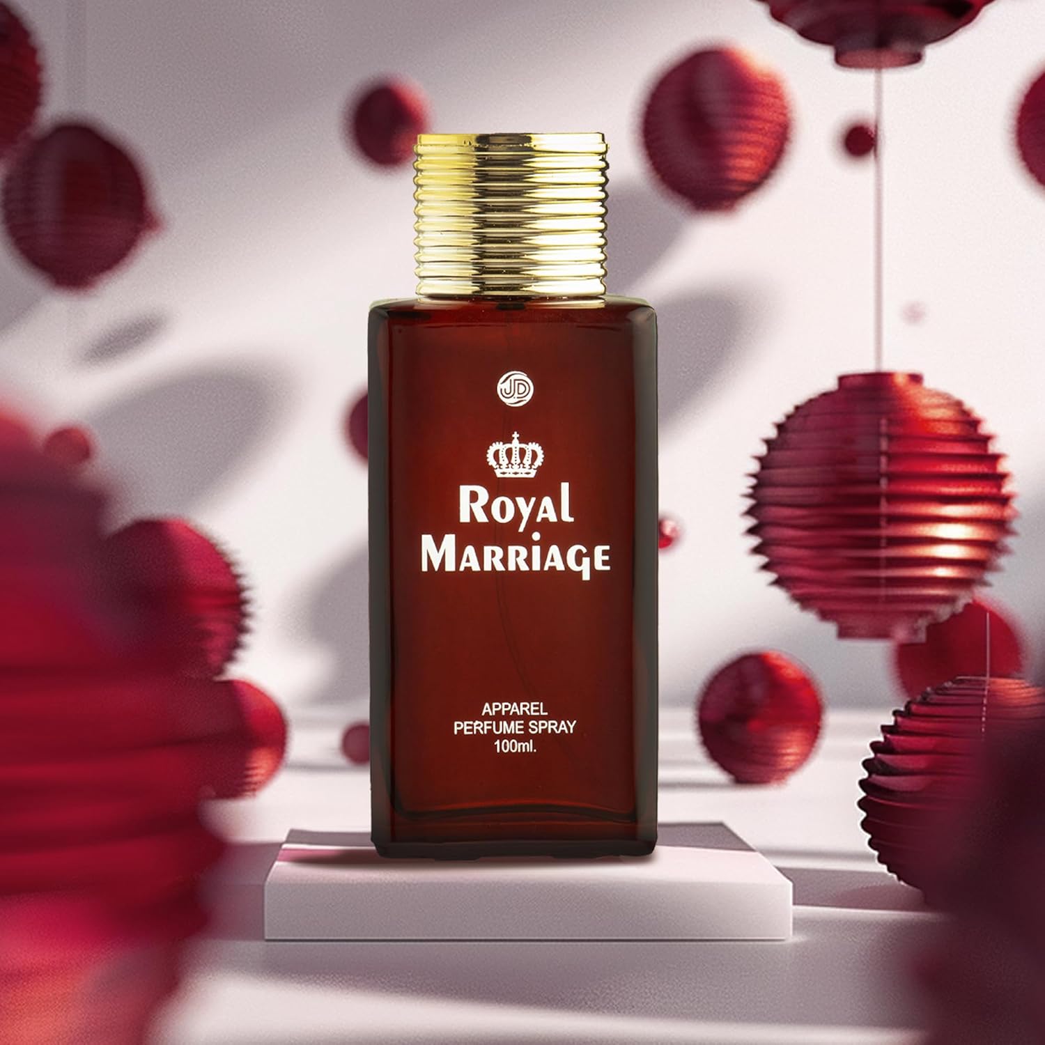 JD International Royal Marriage Apparel Unisex Perfume With Long Lasting Fragrance - 100ml, 3.4 Fl.oz.   | Perfume For Men & Women