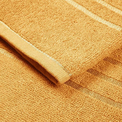 Hanorix 100% Cotton Large Size Bath Towel 900 Gsm | Soft Bath Towel For Men & Women Ultra Absorbent Cotton Towel Soft & Absorbent Towel (Golden) - Pack Of 2