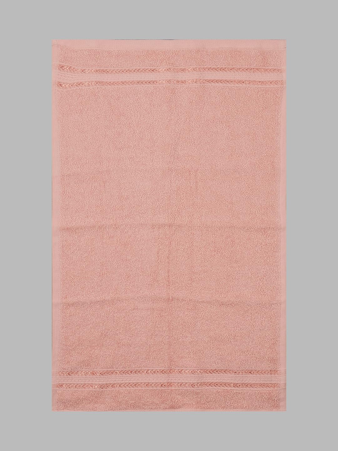 Ramraj Cotton Premium Soft & Absorbent Terry Hand Towel 900 Gsm (Pink) - Pack Of 6