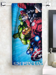 Athom Living Avenger Print Cotton Bath Towel 350 Gsm | Super Soft, Quick Dry, Highly Absorbent, Lightweight & Durable Towel For Boys & Girls
